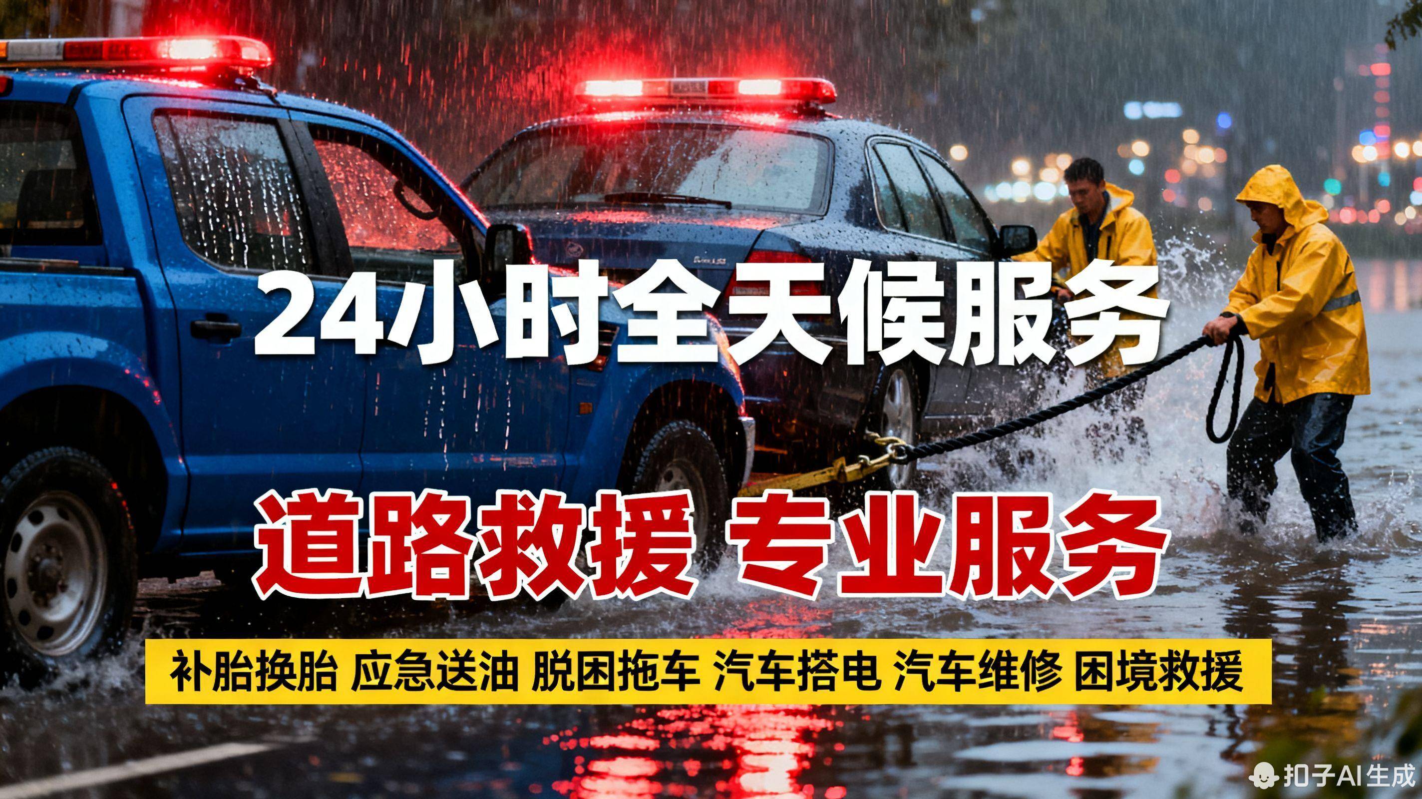 附近拖车救援_24小时高速拖车电话ky开元棋牌雅安雨城电瓶搭电救援_